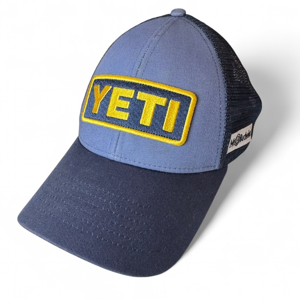 YETI Navy and Gold Trucker Cap